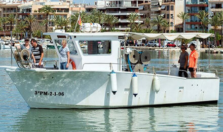 www.angeltourenmallorca.de Bootstouren auf Alcudia mit Es Batlets